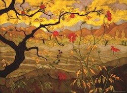 DToys Paul Ranson - Apple Tree with Red Fruit - 1,000 pieces