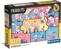 Clementoni Puzzle Peanuts 1000 Teile - Cartoon Erwachsenenpuzzle