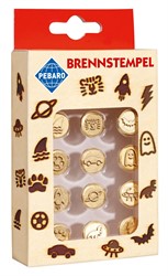 Pebaro Pebaro Brandstempels 12 stuks Raket Ufo
