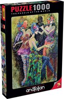 Anatolian Puzzle Color Trio - 1000 Teile buntes Legespiel-2