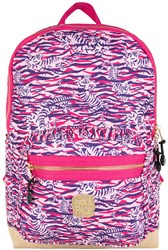 Pick & Pack Tiger Rucksack M rosa - Kinderrucksack mit Tigerprint