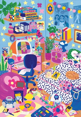 Pieces & Peace Puzzle 90s Nostalgia 1000 Teile Retro Spielzeug
