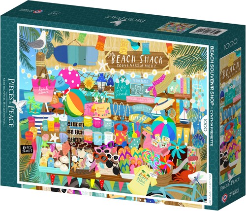 Pieces & Peace Puzzle Strand-Souvenirshop 1000 Teile Puzzle-2