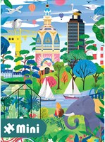 Pieces & Peace Puzzle Mini Nantes Fantastique 96 Teile Puzzlespiel