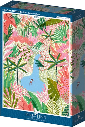Pieces & Peace Puzzle Natural Pool - 500 Teile Puzzle Spaß-2