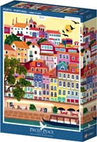 Pieces & Peace Puzzle Porto Portugal 500 Teile Puzzlespiel-2