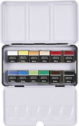 Pigment Art Pigment Art Aquarellfarben-Set, 12 ½ Näpfchen