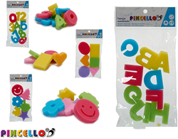 Pincello Pincello Foamstempel Set 32 stuks, assorti