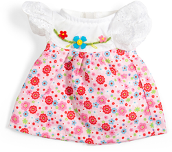 Bigjigs Dolls Pink Dress Lace Sleeves - Small