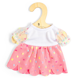 Bigjigs Dolls Pink Party Dress - Small
