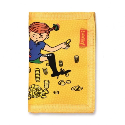 Kinderboeken portefeuille Fifi Brindacier jaune - accessoire enfant