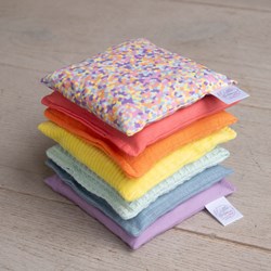 Little Botanic Label Sensorische pittenzakjes - Pastel + pastel confetti - 7 stuks