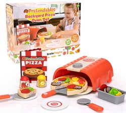 Fat Brain Toys set de jeu pizza - jeu éducatif d’imitation pour enfants