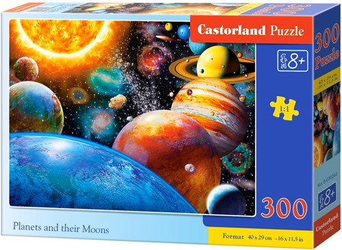Castorland Puzzle Planeten und Monde - 300 Teile Lernspielzeug-2