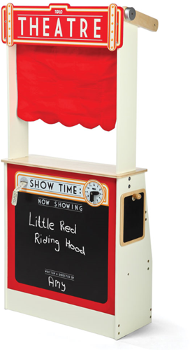 Tidlo boutique en bois et théâtre de marionnettes - théâtre de jeu-2