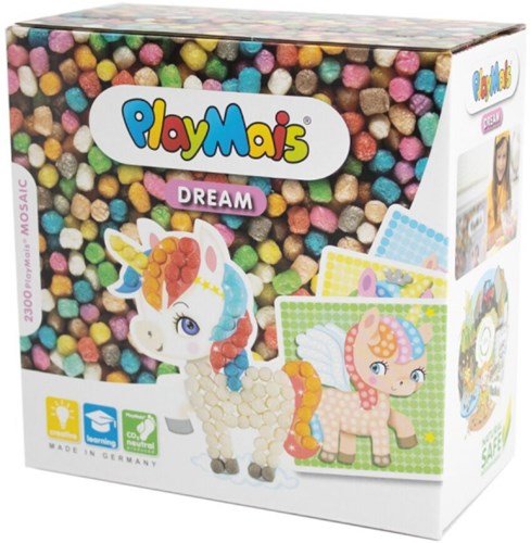 PlayMais Mosaik Bastelset Einhorn - kreatives Spielzeug