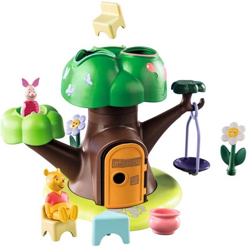 Playmobil Spielzeug Winnie Puuh Baumhaus mit Ferkel - Disney 1.2.3-2
