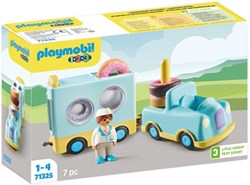 Playmobil 1.2.3 Donut Truck - Lernspielzeug mit Stapel- und Sortierfunktion