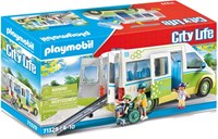 Playmobil City Life Schulbus Spielzeug - bunter Bus mit Figuren