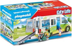 Playmobil City Life Schulbus Spielzeug - bunter Bus mit Figuren