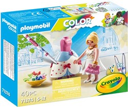 Playmobil Color figurine robe de mode - set de jouet créatif
