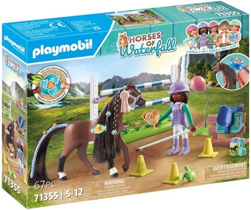 Playmobil Pferde Spielset - World of Horses Zoe und Blaze Springarena