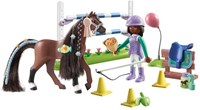 Playmobil Pferde Spielset - World of Horses Zoe und Blaze Springarena-2