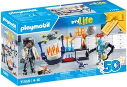 Playmobil Geschenkset Forscher mit Robotern - Wissenschaftsspielzeug Party