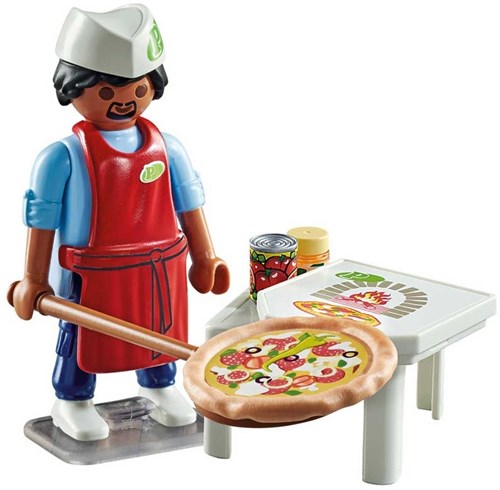 Playmobil Spielfigur Pizzabäcker Special Plus 71161 Spielzeug-2