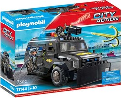 Playmobil City Action Polizei Geländewagen - taktisches Fahrzeug mit Licht und Sound