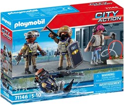 Playmobil City Action set de figurines police - Tactical Unit
