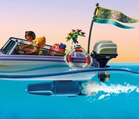 Playmobil City Life Jouet Voyage de noces en bateau rapide - 71366-3