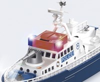 Siku bateau de police jouet avec lumière, son et canon à eau-2