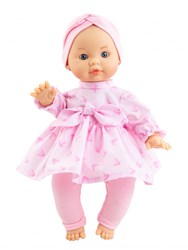 Poupée Paola Reina Andy Primavera Lidia - poupée robe rose 27 cm