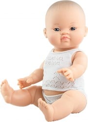 Paola Reina Gordi Babypuppe Junge Mandelaugen - 34 cm