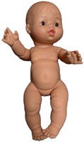Poupée Paola Reina Gordi fille poupée bébé yeux bruns et taches de rousseur 34cm