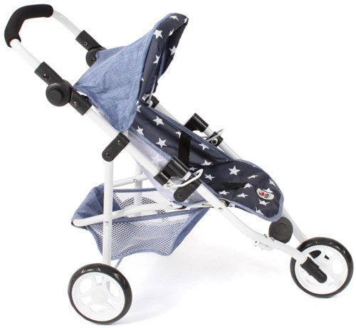 Bayer Chic Poppenbuggy jogging Lola (navy sterren)-3