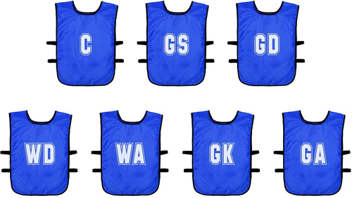 Precision chasubles d'entraînement netball - mesh bibs adultes jeunes