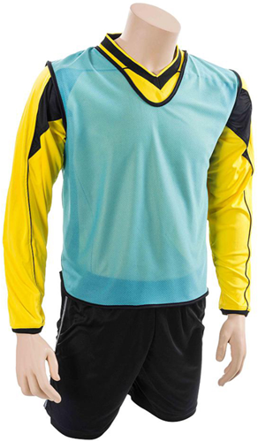 Precision Sportweste für Kinder - Mesh Trainingsweste - Sky Blue