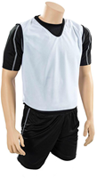 Precision chasuble de sport mesh blanc pour enfants - gilet d'entraînement respirant