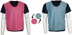 Precision chasuble d'entraînement sport rose-bleu adulte maille respirante