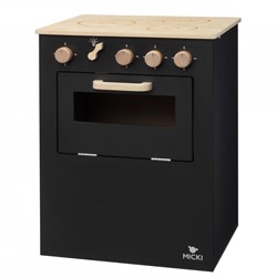 Micki Premium houten speelkeuken (zwart)
