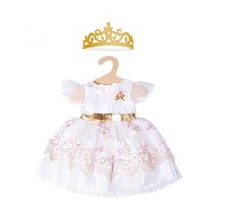 Heless Prinzessinnenkleid Babypuppe Kirschblüte weiß rosa gold 28-35cm