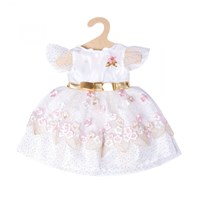 Heless robe de princesse poupée fleur de cerisier 35-45cm avec couronne-3