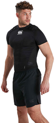 Canterbury Schutzweste Rugby Schwarz/Weiß/Silber Large - Extra Komfort