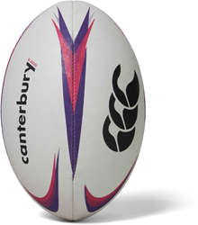 Canterbury ballon de rugby Mentre blanc violet pourpre taille 3 entraînement