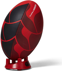 Canterbury ballon de rugby Thrillseeker rouge noir taille 3 prise durable