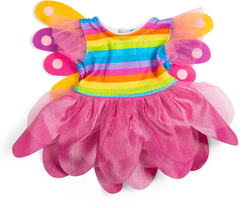 BigJigs Puppen Regenbogen Fee Kleid Medium - Puppenkleidung Set-2