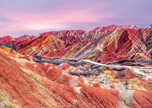 Ravensburger Puzzle Rainbow Mountains China 1000 Teile Landschaft
