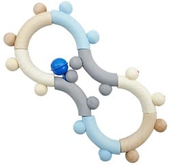 Hess Rammelaar achtvormig (naturel/blauw)
